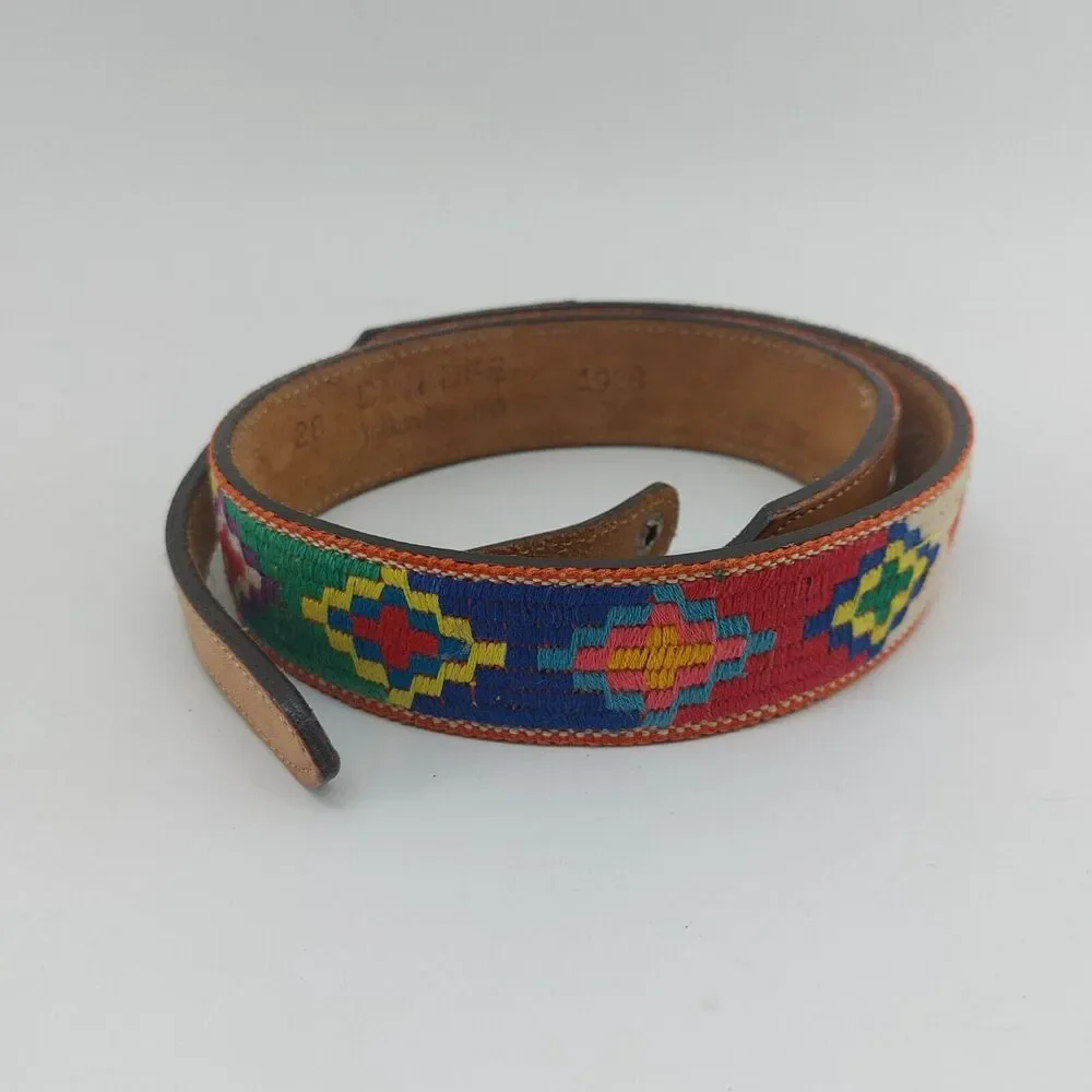 Dun Dee Yoakum Texas USA Western Multicolored Weaved Southwestern Replacement 28